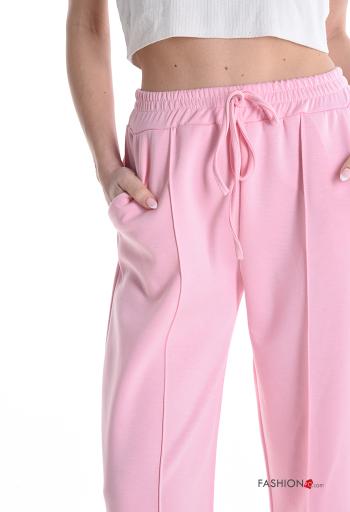 Pantalone sportivo con tasche con elastico - ph 4
