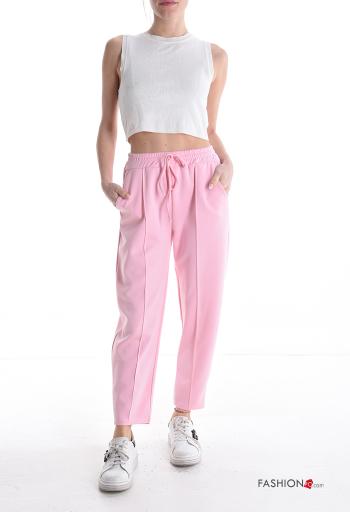 Pantalone sportivo con tasche con elastico - ph 5
