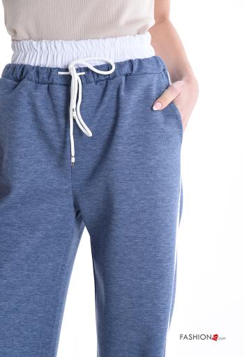 Pantalone sportivo lungo con tasche con elastico - ph 4