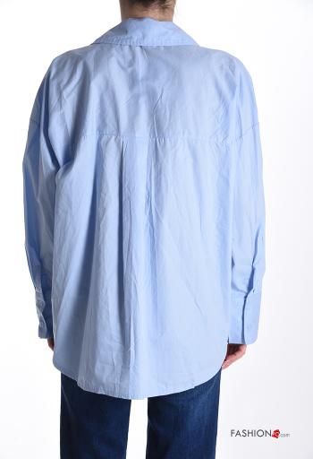 long sleeve with collar Cotton Shirt with buttons - ph 2