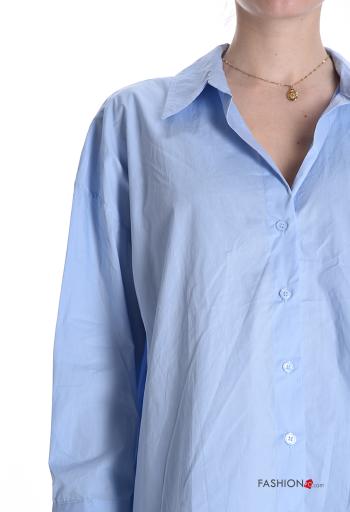 long sleeve with collar Cotton Shirt with buttons - ph 4