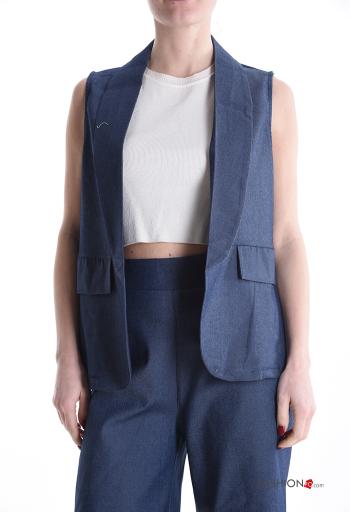 Smanicato in Cotone denim