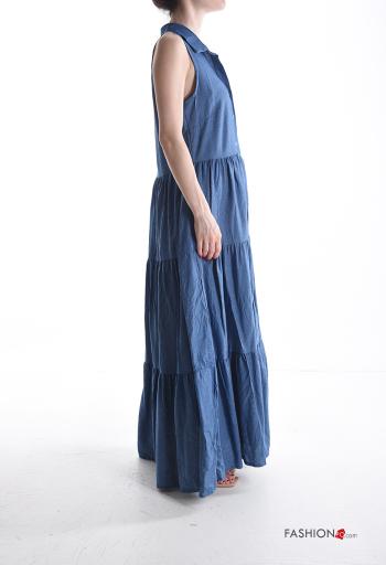 Ärmelloses Kleid aus Baumwolle - ph 3