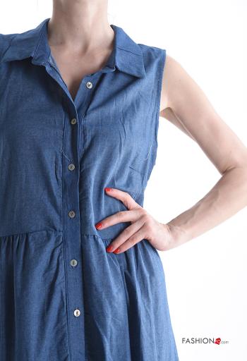 Ärmelloses Kleid aus Baumwolle - ph 4