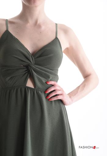 Vestido sin mangas ajustable espalda descubierta con nodo - ph 4