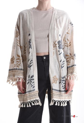 Poncho em Linho