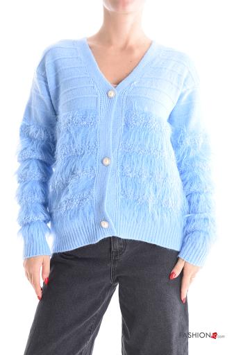 Cardigan with buttons with v-neck - ph 1