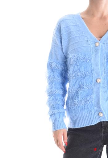 Cardigan with buttons with v-neck - ph 4