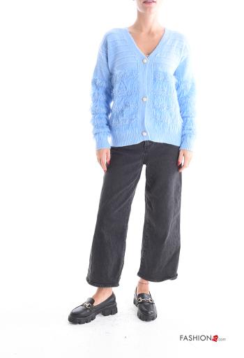 Cardigan with buttons with v-neck - ph 5