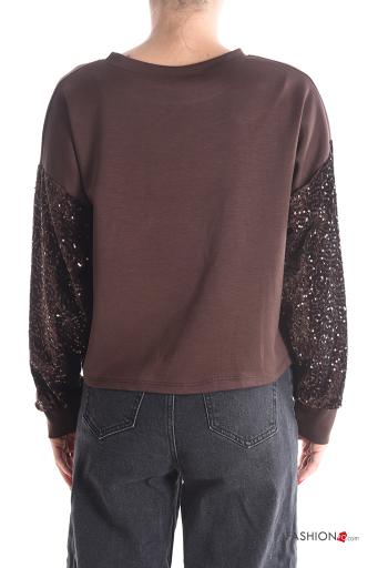 Sudadera manga larga cuello redondo con lentejuelas - ph 2