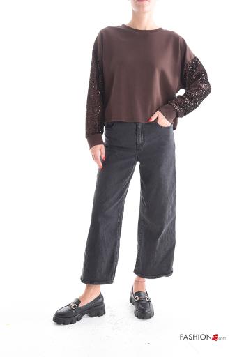 Sudadera manga larga cuello redondo con lentejuelas - ph 5