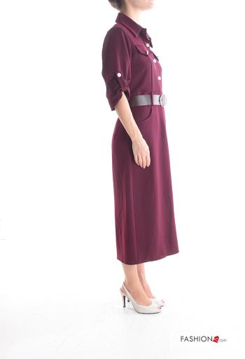 Vestido de camisa Estilo Casual - ph 3
