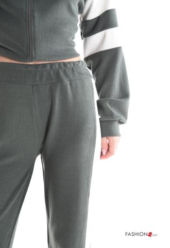Traje de deporte manga larga con cremallera con elástico - ph 4