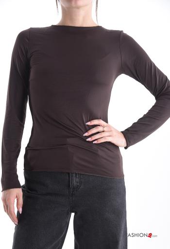 Camisola de mangas compridas gola redonda - ph 1