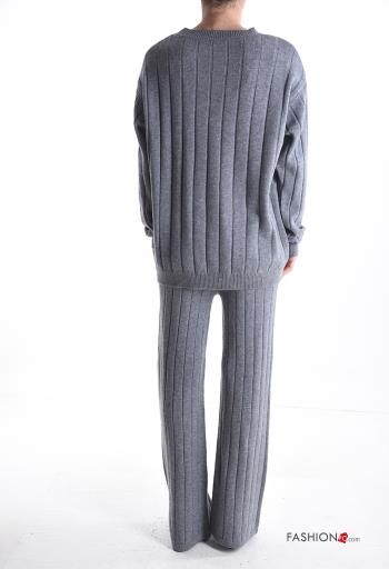 Conjunto manga larga cuello redondo con elástico - ph 2