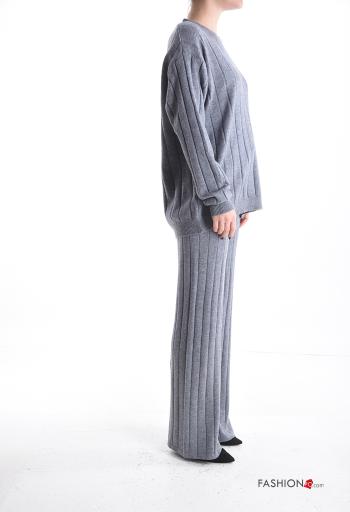 Conjunto manga larga cuello redondo con elástico - ph 3