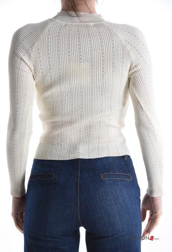 Ribbed long sleeve Sweater with buttons - ph 2