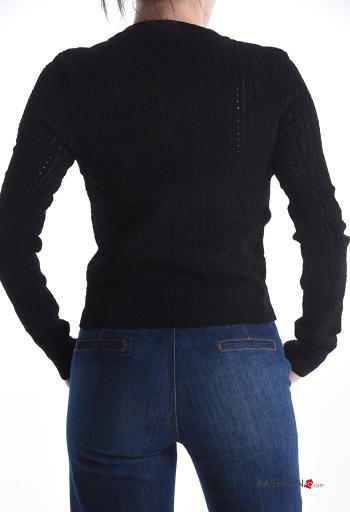 long sleeve Cardigan with buttons with v-neck - ph 2