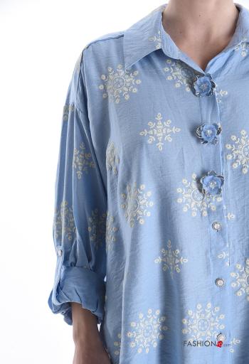 Blusa Estampado Floral con botones - ph 4