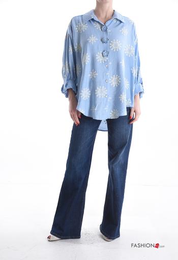 Blusa Estampado Floral con botones - ph 5