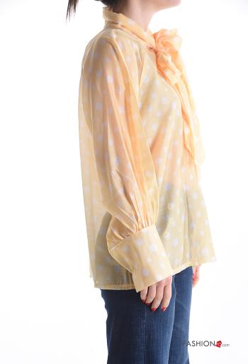 Camisa Estampado de lunares con lazo - ph 3