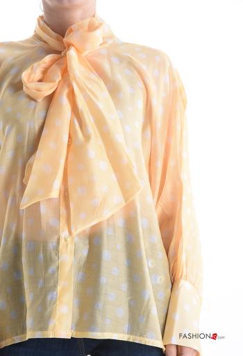 Camisa Estampado de lunares con lazo - ph 4