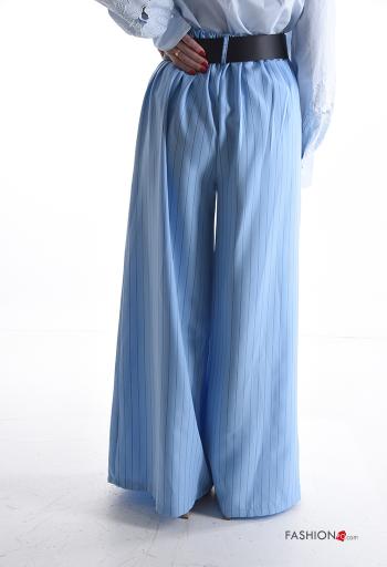 Pantalon Imprimé à rayures avec ceinture - ph 2