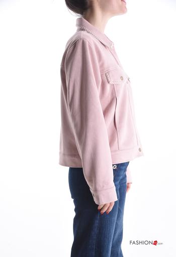 Suede Jacket with buttons - ph 3