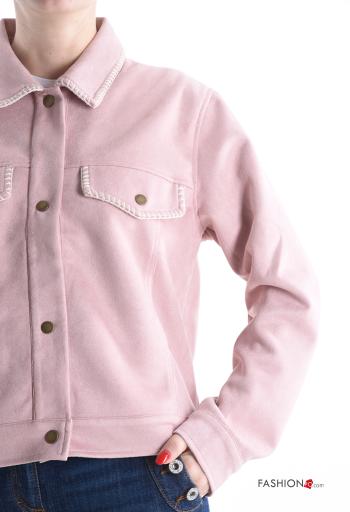 Suede Jacket with buttons - ph 4
