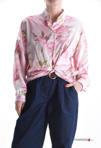 Floral Shirt with buttons