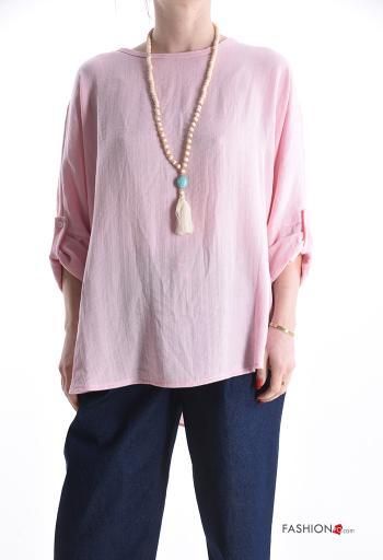 Sweater with necklace