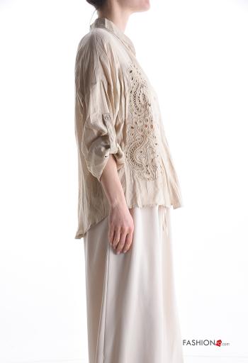 Camicia in pizzo sangallo - ph 3