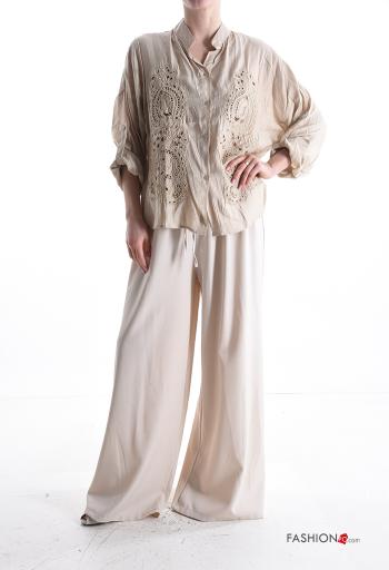 Camicia in pizzo sangallo - ph 5