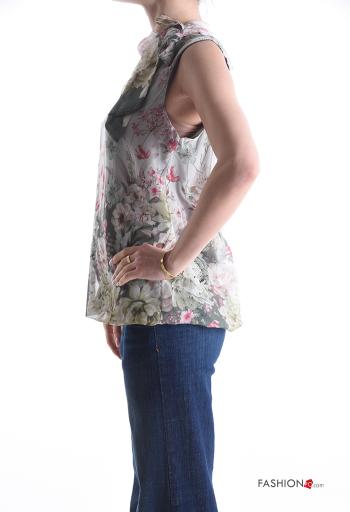 Floral Shirt with bow - ph 3