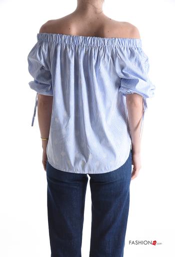 Striped shiny Cotton Shirt - ph 2