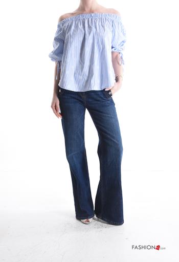 Striped shiny Cotton Shirt - ph 5