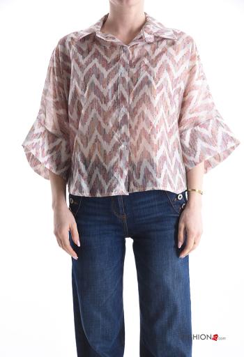 Camicia Fantasia tartan con bottoni