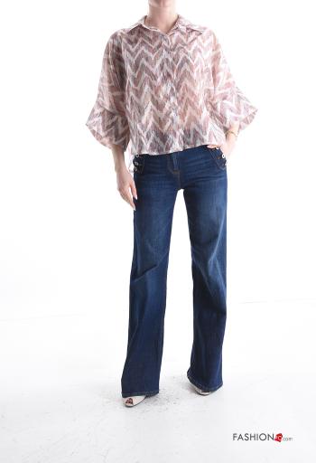 Camicia Fantasia tartan con bottoni - ph 5