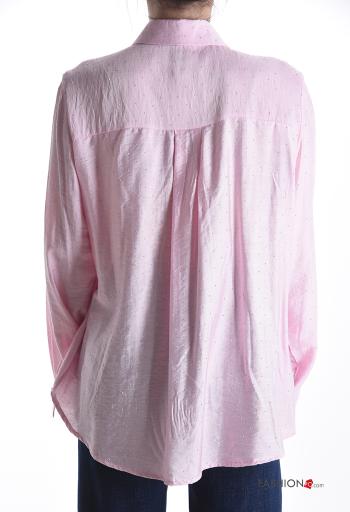 Camicia brillante con bottoni - ph 2