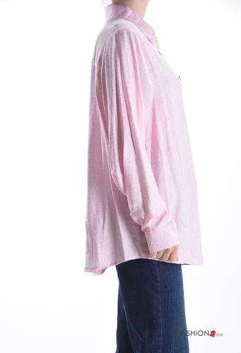Camicia brillante con bottoni - ph 3