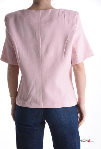 Linen Gilet with buttons - ph 2