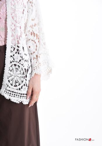 Cardigã em Algodão macramê - ph 4