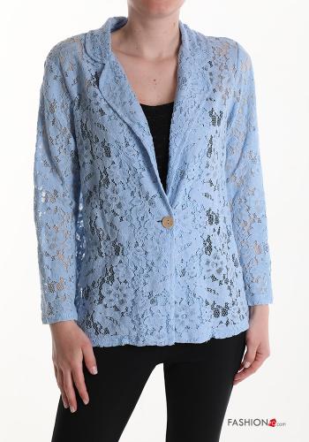 Blazer in Cotone pizzo con bottoni - ph 1