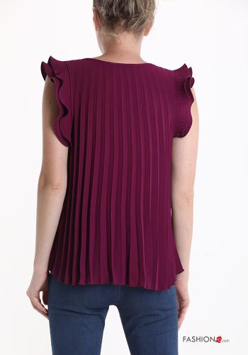 Blusa plissé senza maniche - ph 2