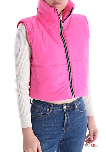 Veston matelassé à col roulé avec fermeture éclair - ph 1