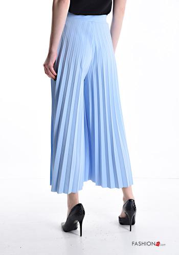 pleated wide leg Trousers with elastic with sash - ph 2