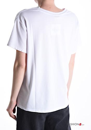 Patterned Cotton T-shirt - ph 2