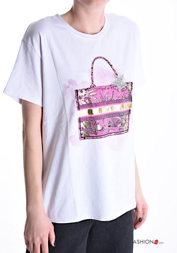 Patterned Cotton T-shirt - ph 1