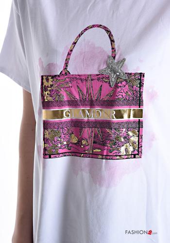 Patterned Cotton T-shirt - ph 4