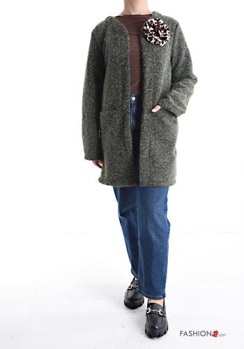 long sleeve Coat with pockets without lining - ph 1